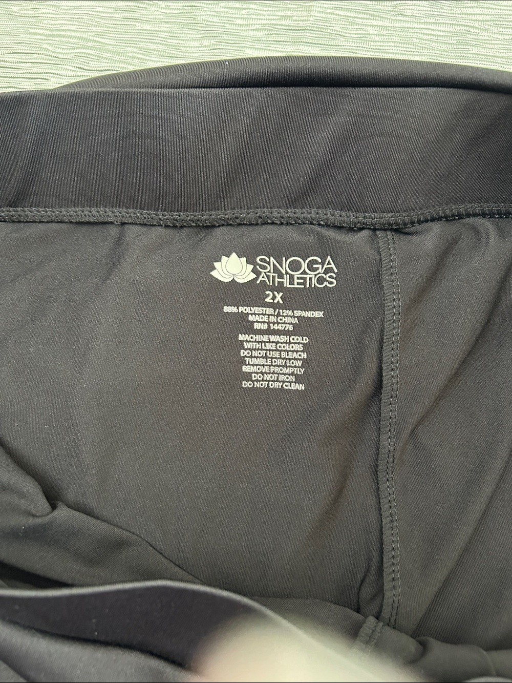 Snoga Athletics Women's Black Active Skirt - 2X